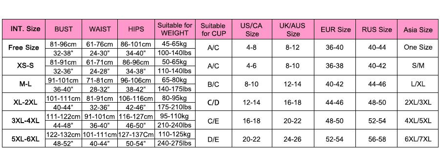 Size Guide Chart