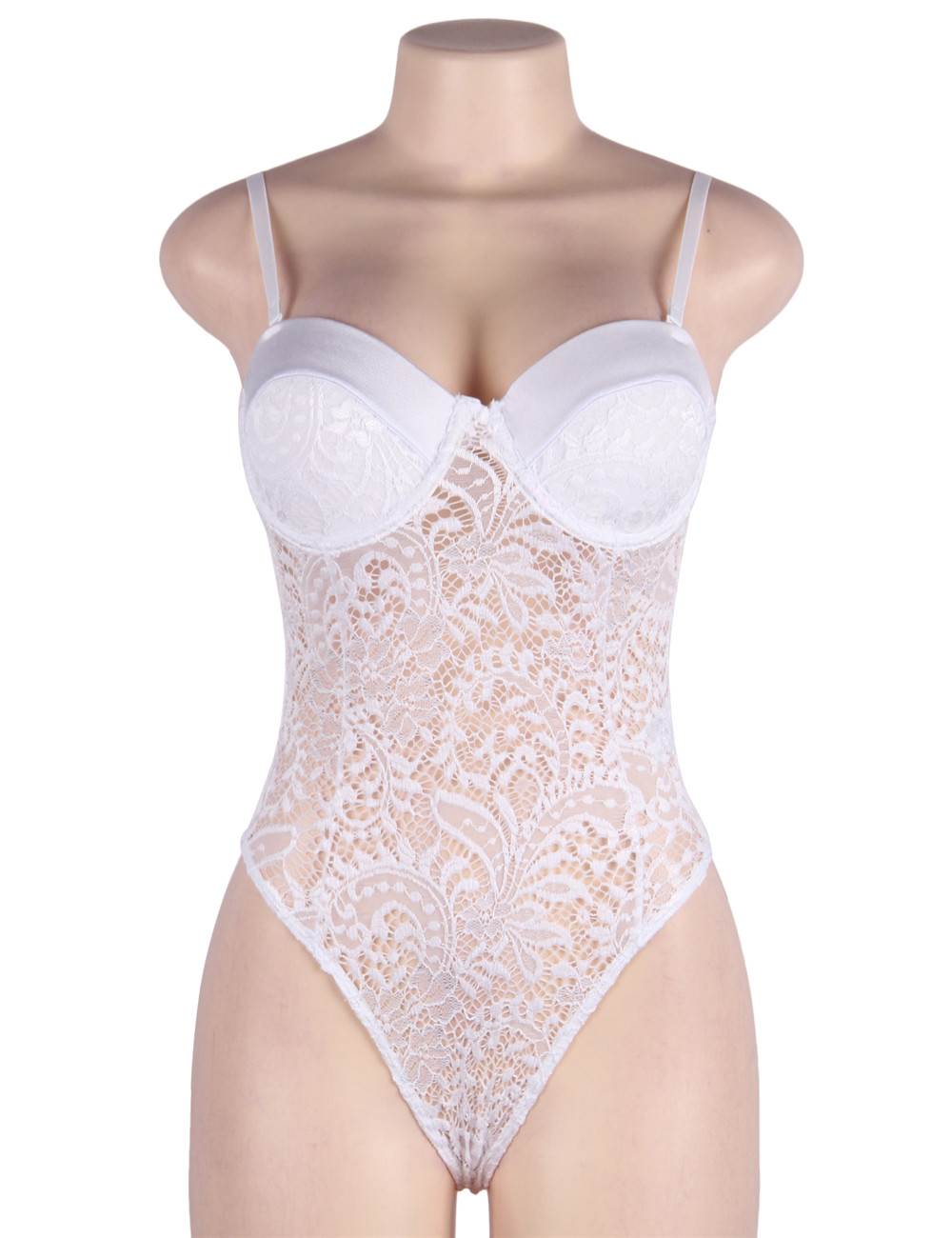 PUSH UP LACE TEDDY