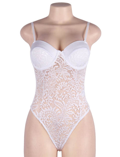 PUSH UP LACE TEDDY