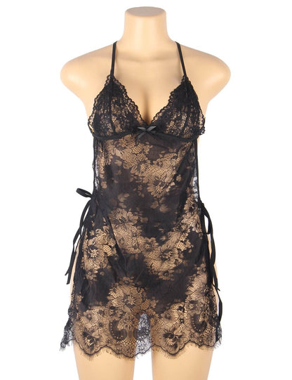 THIN HALTER NIGHTDRESS