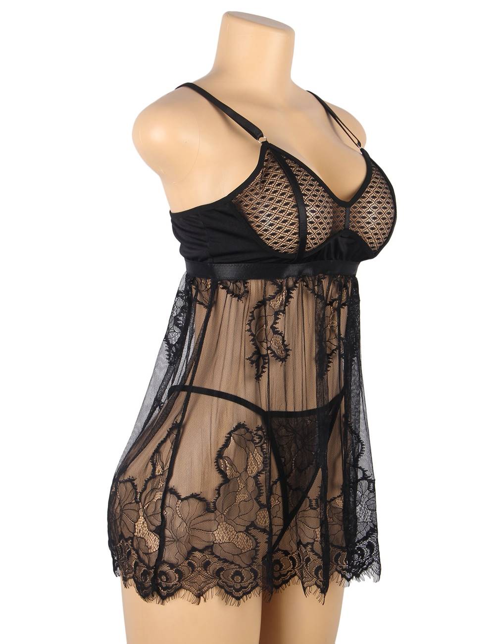 ELEGANT LACE BABYDOLL