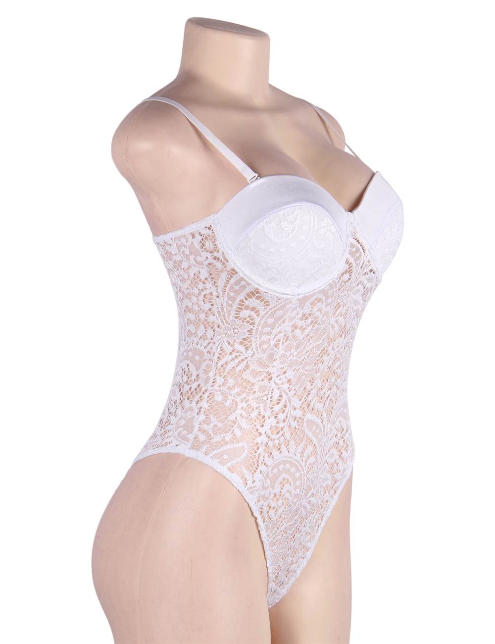 PUSH UP LACE TEDDY
