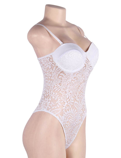 PUSH UP LACE TEDDY