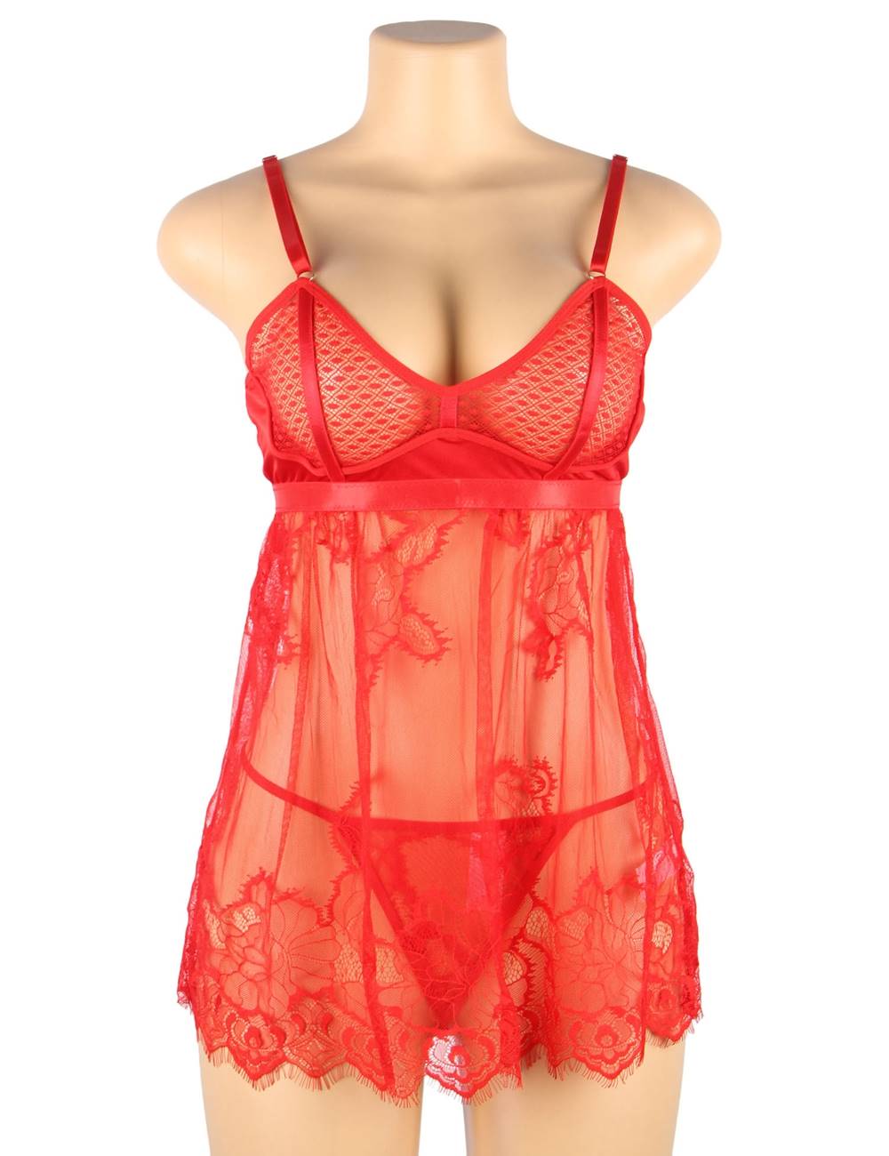ELEGANT LACE BABYDOLL