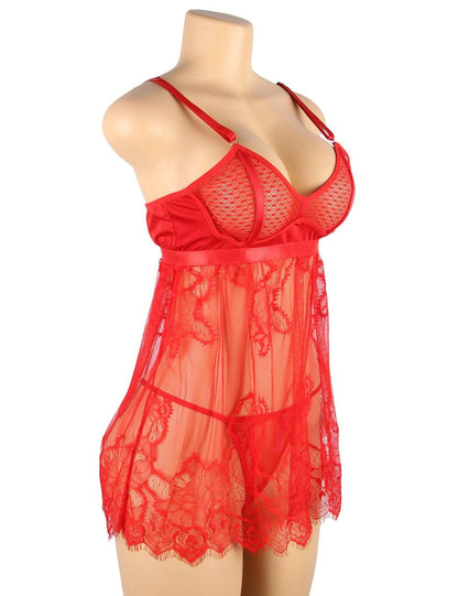 ELEGANT LACE BABYDOLL