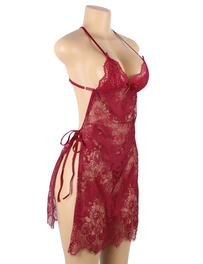 THIN HALTER NIGHTDRESS