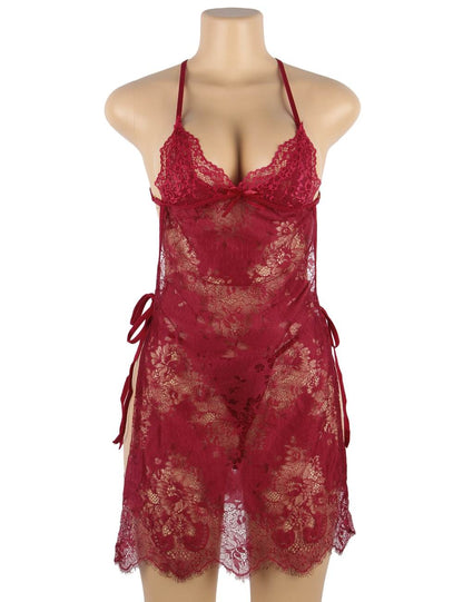 THIN HALTER NIGHTDRESS