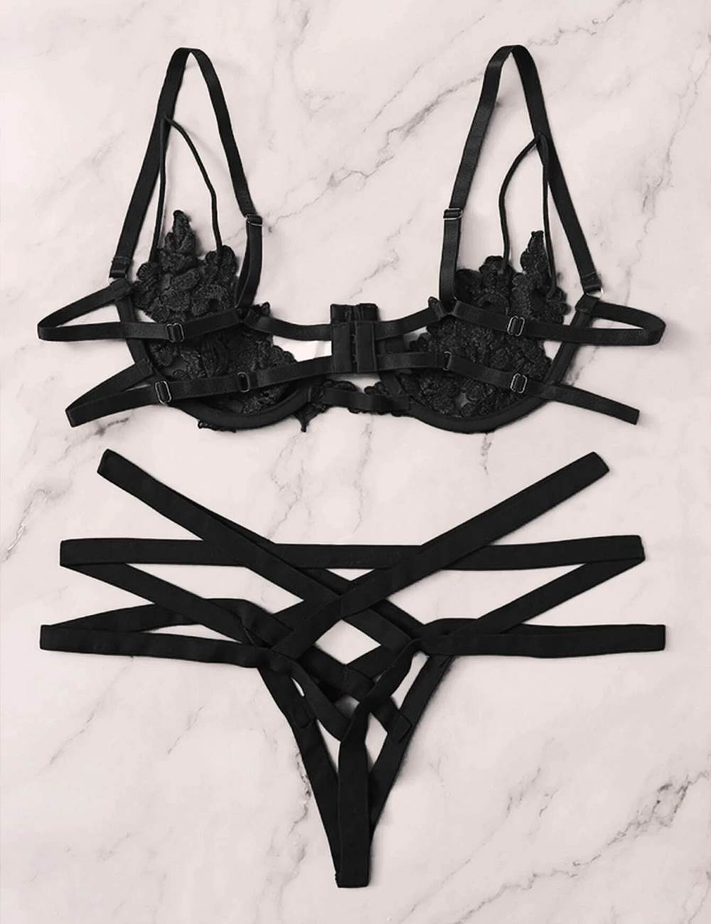 FLORAL BRA SET