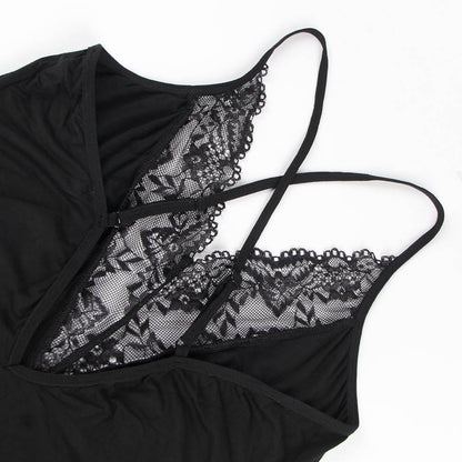 LACY V NECK NIGHTY