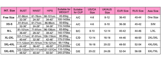 Size Guide Chart